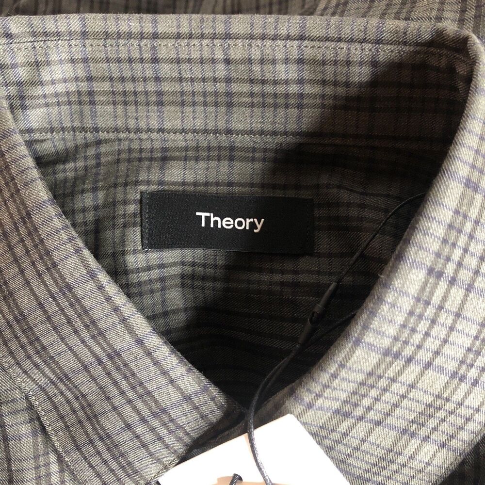Theory Men's Irving Arch Flanella Olive Size XS NWT - Picture 10 of 13
